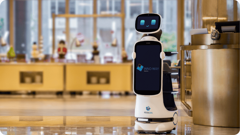 Retailrobot in Actie