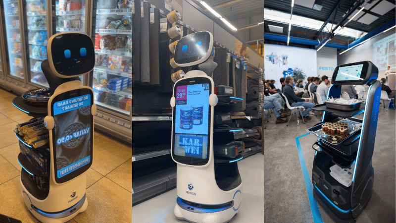 Retailrobot in Actie