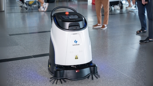 Gausium Vacuum 40 Stofzuig Robot in Actie