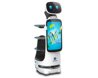 Ad display view Keenon T10 Promotion Robot