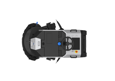 Top view Gausium Scrubber 75 | Industriële Robot Schrobmachine